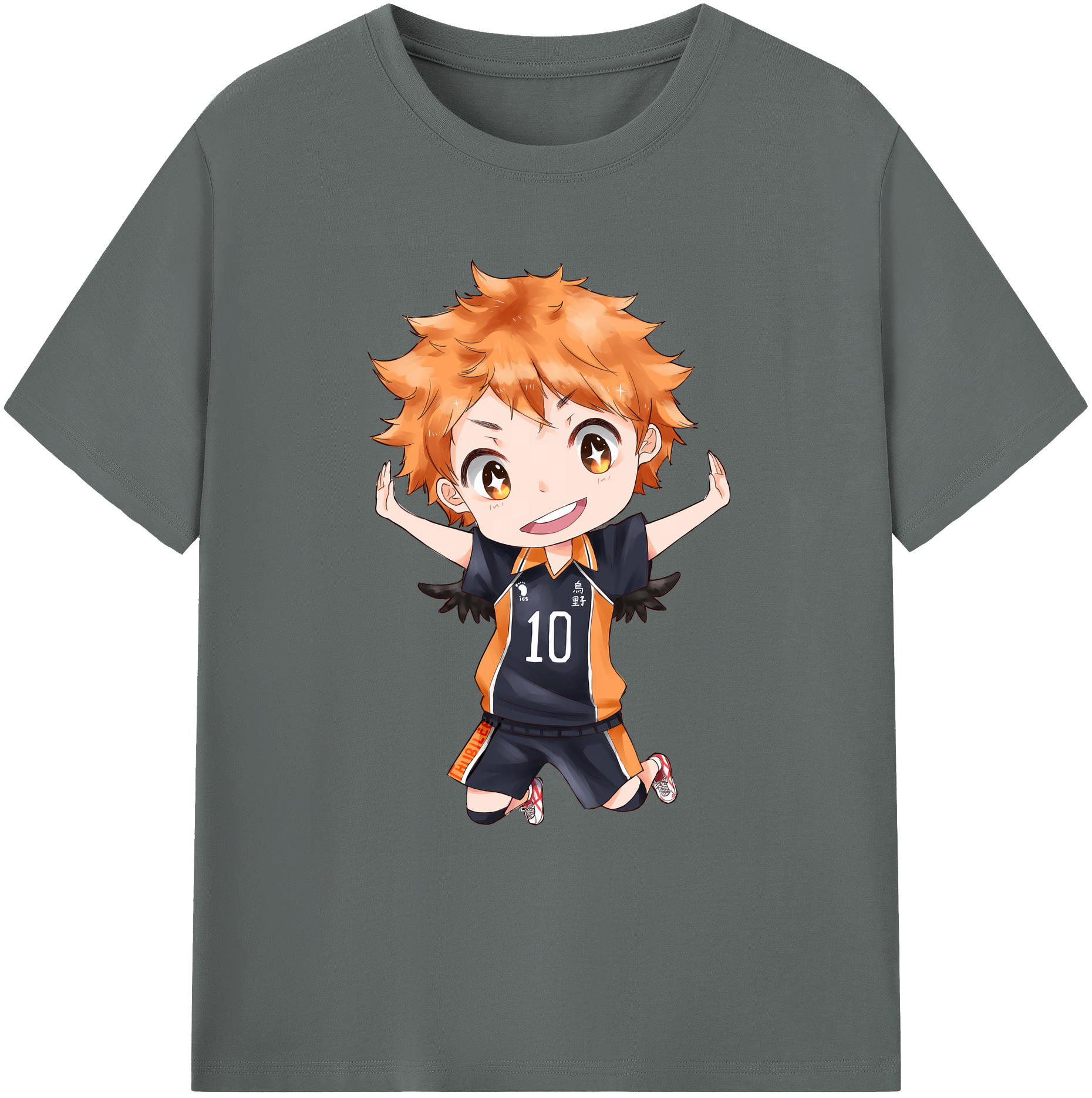 （画像用） ハイキュー!! Haikyu!! 綿100％ メンズ半袖Tシャツ｜肌触りやわらか＆通気性